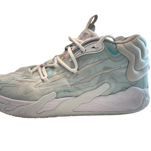 PUMA x LaMelo Ball MB.03 ‘Iridescent Dreams’ White-Dewdrop MENS US 11 379904-01 - Picture 1 of 14